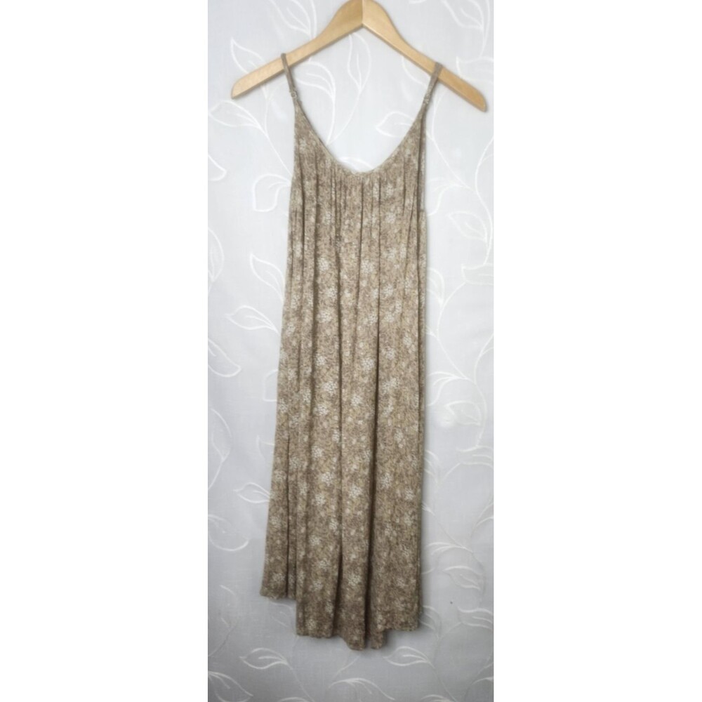 Mahina Womens Cami Dress Small Boho Floral Midi Breathable Sleeveless Beachy - Picture 2 of 8